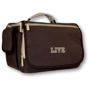 BORSA Borsa per fotocamera marrone 25x20x16 cm