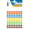 herma etichette multiuso colori assortiti ø 8 mm rotondo carta opaco 540 pz.