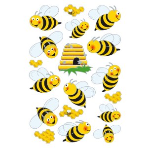 api magiche herma, adesivi per le ali