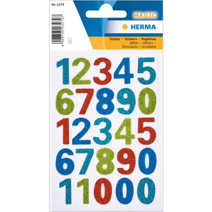 numeri magici herma, glitterati