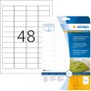Etichette HERMA trasparenti cristalline A4 45,7x21,2 mm trasparenti trasparenti lucide