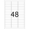 HERMA Strisce di etichettatura rimovibili A4 63,5x16,9 mm bianco Carta mobile-rimovibile opaca 1200 pz.