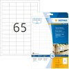 Etichette HERMA A4 bianco 38,1x21,2 mm carta adesiva estremamente forte opaca 1625 pz.