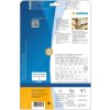 Etichette HERMA A4 bianco 38,1x21,2 mm carta adesiva estremamente forte opaca 1625 pz.