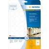 etichette herma a4 bianche ø 30 mm rotonde carta adesiva estremamente resistente opaca 1200 pz.