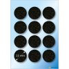 alianti in feltro herma nero ø 22 mm