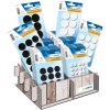 alianti in feltro herma nero ø 22 mm