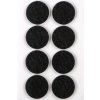 alianti in feltro herma nero ø 28 mm