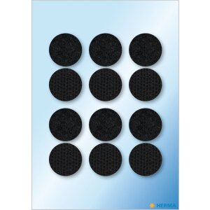 herma Velcro puntini neri ø 19 mm