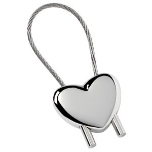 Portachiavi Walther CASTELL I argento 3,5x12,6 cm