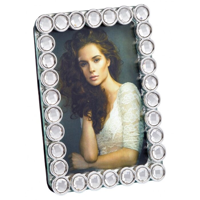 Ritratto cornice perla 13x18 cm in argento