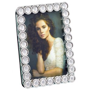 Ritratto cornice perla 13x18 cm in argento