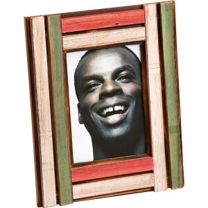 Portafoto in legno di Iroko 13x18 cm