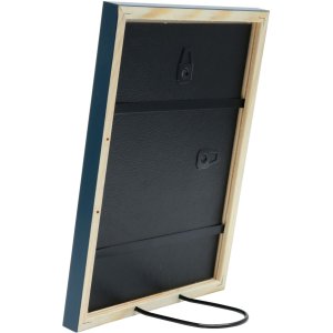 Cornice in legno S41J Deknudt 9x13 cm blu