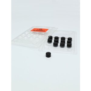 Confezione blister 12 magneti neri
