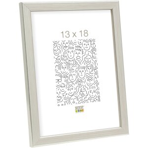 Cornice in legno S41J Deknudt 10x15 cm argento