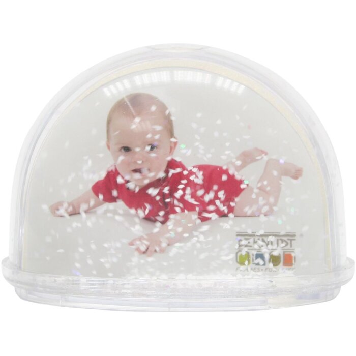 S66FA1 Palla glitterata bianco neve