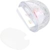S66FA1 Palla glitterata bianco neve