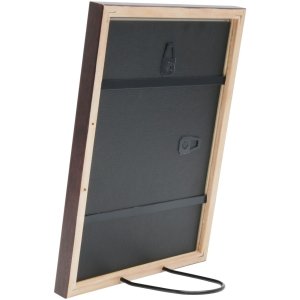 Cornice in legno S41J Deknudt 15x20 cm marrone scuro
