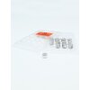 Confezione blister 12 magneti argento