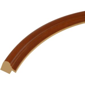 Cornice in plastica S100 ovale 18x24 cm noce