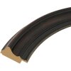 Cornice classica S134 ovale nera formato 40x50 cm