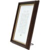 Cornice in legno Deknudt S406 noce 15x20 cm bordo oro