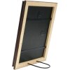 Cornice in legno Deknudt S406 noce 15x20 cm bordo oro