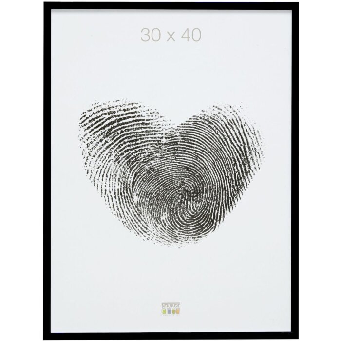 Deknudt Cornice in plastica s011 nero 30x40 cm