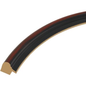Telaio di plastica s100 ovale 10x15 cm nero