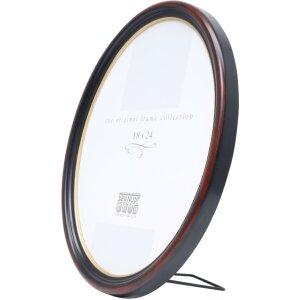 Telaio di plastica s100 ovale 10x15 cm nero