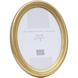 Cornice in plastica Deknudt S100 ovale 10x15 cm oro