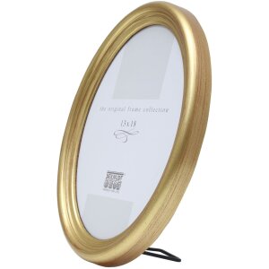 Cornice in plastica Deknudt S100 ovale 10x15 cm oro