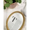 Cornice in plastica Deknudt S100 ovale 10x15 cm oro