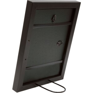 Telaio in legno S40J Lona 13x13 cm verniciato nero stretto