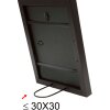 Telaio in legno S40J Lona 13x13 cm verniciato nero stretto