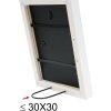 Cornice di legno S40R 13x18 cm bianco