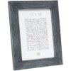 Cornice in legno S49B verniciata grigio scuro 13x18 cm