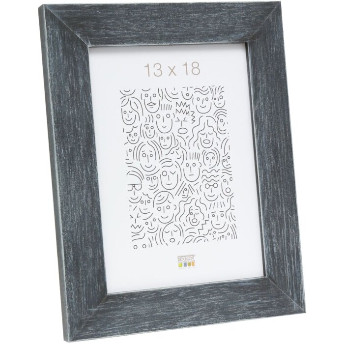 Telaio in legno S49B verniciato grigio scuro 30x40 cm