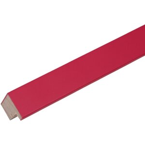 Cornice di legno S40R 24x30 cm rosso