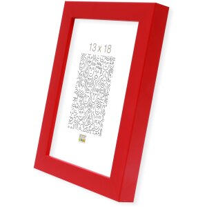 Telaio in legno S40R 40x40 cm rosso