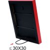 Telaio in legno S40R 40x40 cm rosso