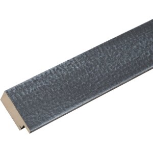 Cornice in legno S49B verniciata grigio scuro 20x28 cm