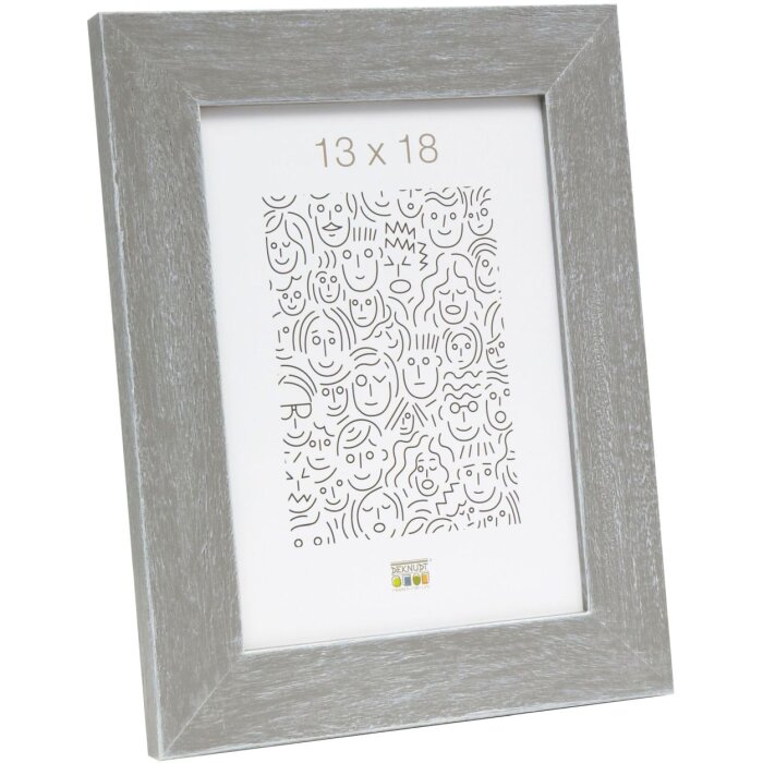 Telaio in legno S49B verniciato grigio-beige 40x50 cm