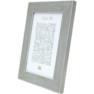 Telaio in legno S49B verniciato grigio-beige 40x50 cm
