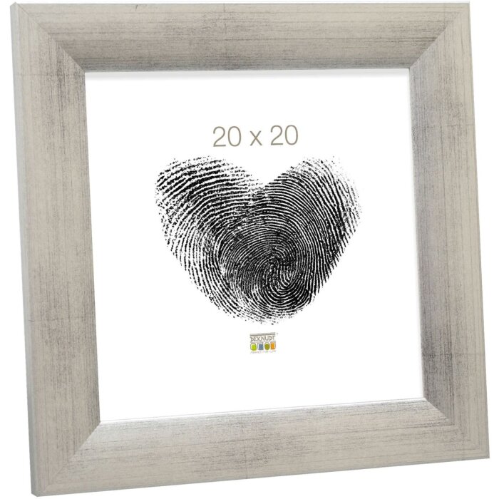 Cornice di legno S53G grigio-argento 10x15 cm