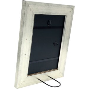 Cornice di legno S53G grigio-argento 10x15 cm