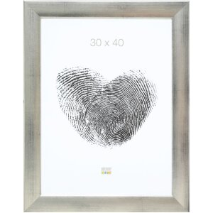Cornice di legno S53G grigio-argento 10x15 cm