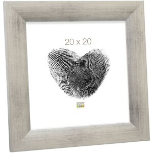 Cornice di legno S53G grigio-argento 13x18 cm
