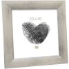 Cornice di legno S53G grigio-argento 13x18 cm